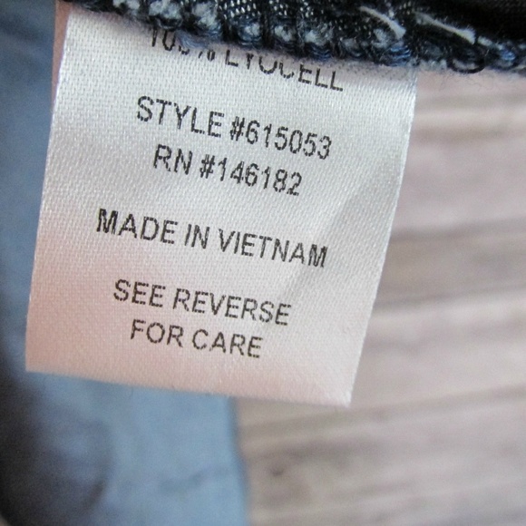 Relished Blue Chambray Shirt Button Front Dress - Picture 6 of 7